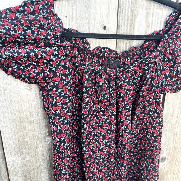 Reformation | Kristen Floral Off Shoulder Blouse Top in Mabel Size Large - Picture 6 of 8